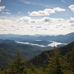 Adirondack mountains in Upstate New York