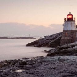 Castle Hill Lighthouse in Rhode Island