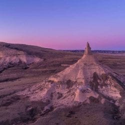 Chimney Rock in Nebraska