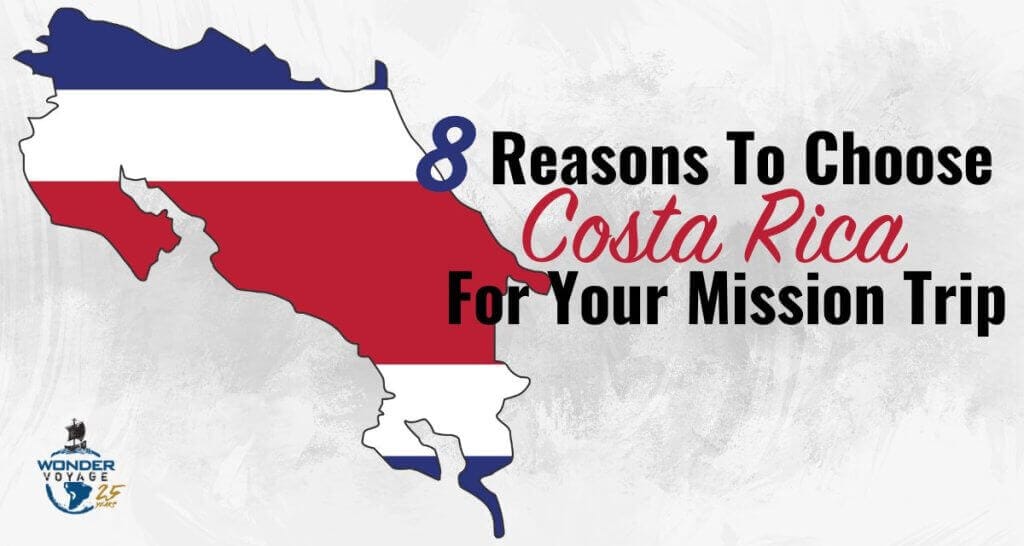 Costa Rica Map and featured image for Wonder Voyage blog post