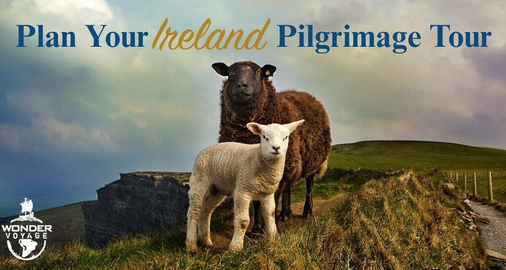 Ireland Pilgrimage Tour: Discover Sacred Sites with Wonder Voyage Ireland Pilgrimage Tour cover image with two sheep
