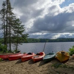 Kayak and canoeing on Lake Champlain