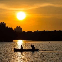 Kids Canoeing in Upstate New York