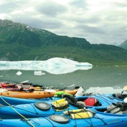 Kyaking near Anchorage Alaska Kyaking near Anchorage Alaska