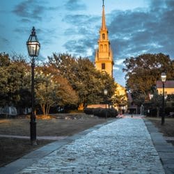 Newport Rhode Island city street