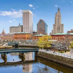 Providence Rhode Island Skyline
