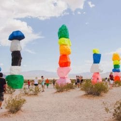 Seven Magic Mountains in Nevada Seven Magic Mountains in Nevada