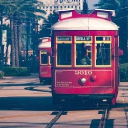 Street car in New Orleans Street car in New Orleans