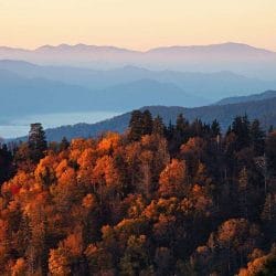 Sunrise at Smoky Mountains Kentucky