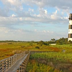 The Bodie Island lighthouse - North Carolina Coast