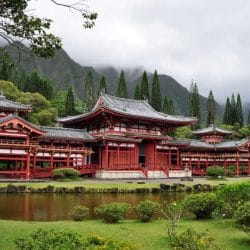 The Byodo-In Temple in Oahu Hawaii The Byodo-In Temple in Oahu Hawaii