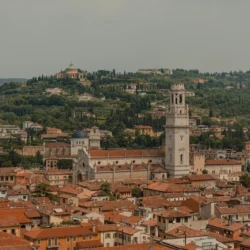 Village near Sardinia Italy
