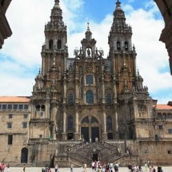 Santiago Cathedral, the final destination of the Camino de Santiago pilgrimage with Wonder Voyage.