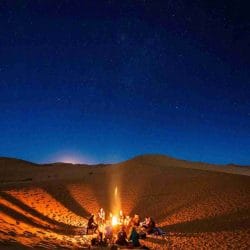campfire in the Sahara Morocco campfire in the Sahara Morocco