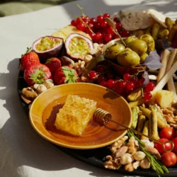 charcuterie plate in Sardinia Italy