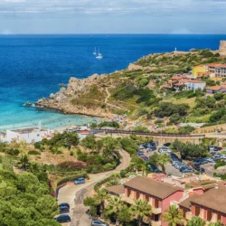 coastal view of Sardinia Italy