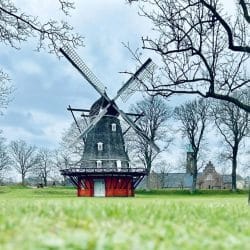 denmark-windmill-landscape Windmill in Denmark.