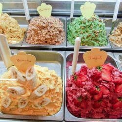 Gelato in Italy. Gelato in Italy.