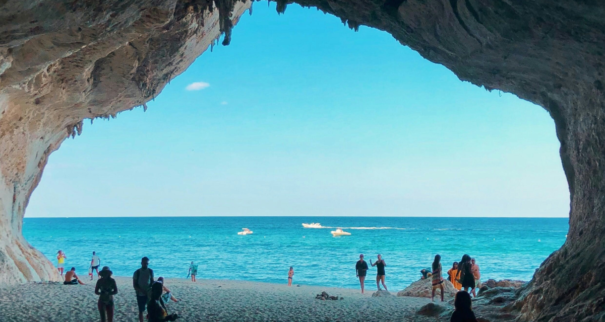 image of cave in sardinia italy for Wonder Voyage blog post about cultural immersion travel experiences