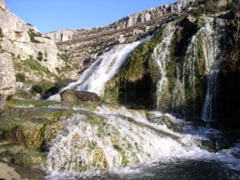 image of waterfall in Croatia for blog about fall adult pilgrimages