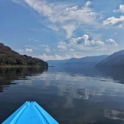 Kayaking on Coatepeque Lake - El Salvador