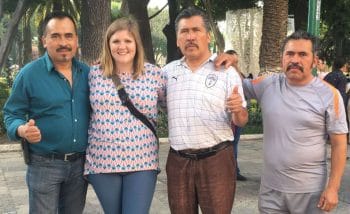 Kelly and her teacher friends.