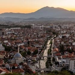 Prizren, Kosovo aerial view Prizren, Kosovo aerial view