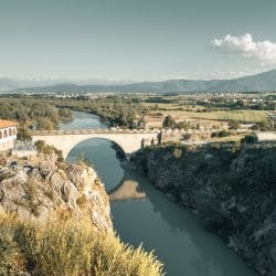 Kosovo Vjosa River Bridge Kosovo Vjosa River Bridge