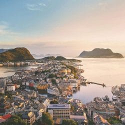 Coastal city in Norway.