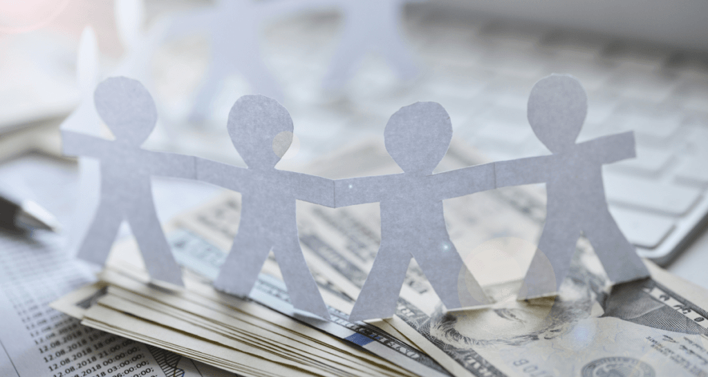 paper cutouts of people for blog about youth mission trip fundraising ideas