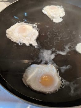 Poached eggs