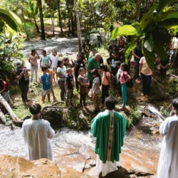 service by the river in Guyana