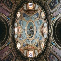 St. Paul's Cathedral ceiling in Malta.
