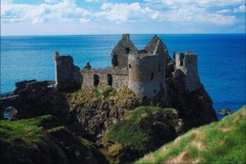 stone building in northern ireland for blog post about fall adult pilgrimages