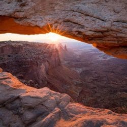 Mesa Arch at sunrise - Utah Wonder Voyage