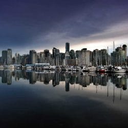 View the beautiful city of Vancouver from the water on a Mission Trip or Pilgrimage with Wonder Voyage.