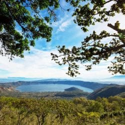 View of Coatepeque Lake.