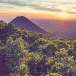 Volcano in Cerro Verde National Park - El Salvador.